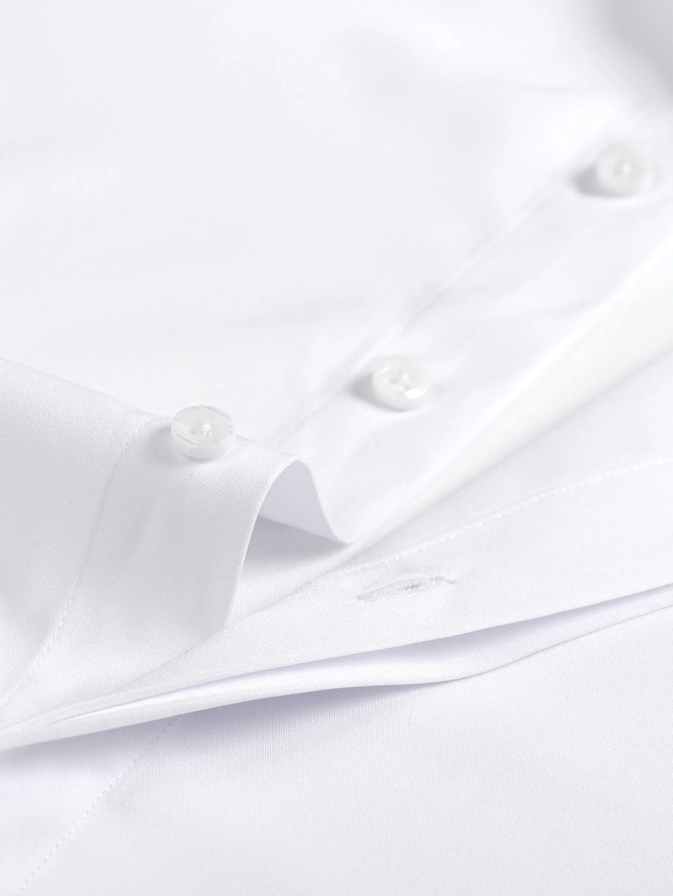 Laban® | Long Sleeve Embroidered Hidden Buttons Placket Shirt - Image 7