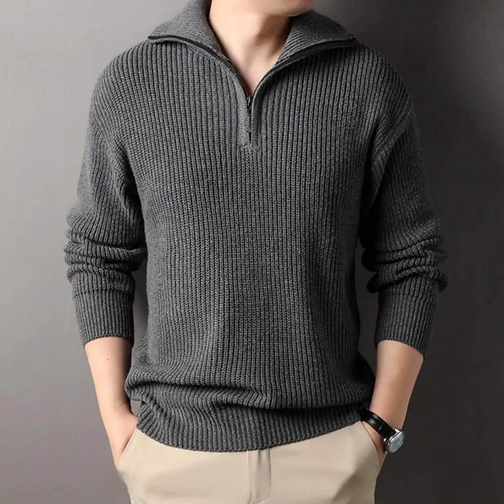 Lachlan® | Men'S Zip Collar Sweater - Image 2