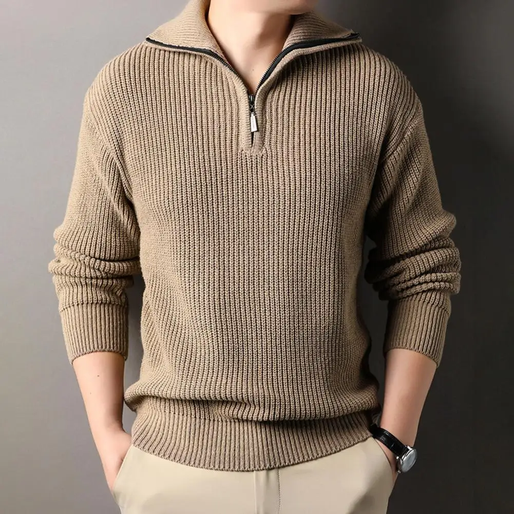 Lachlan® | Men'S Zip Collar Sweater - Image 3