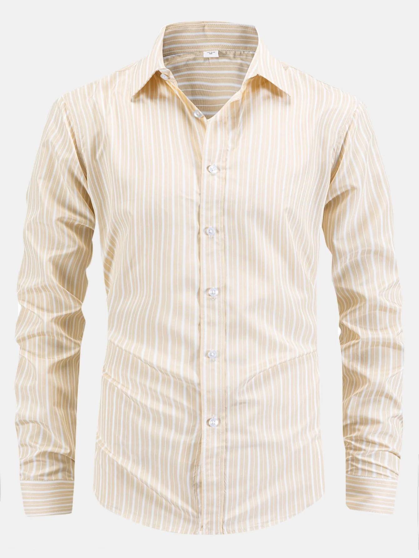 Ladislao® | Long Sleeve Stripe Button Up Shirt - Image 5
