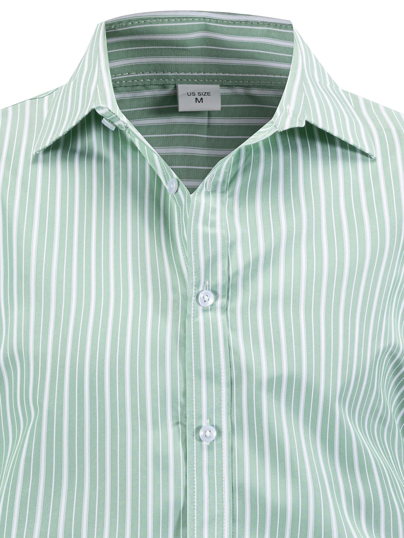 Ladislao® | Long Sleeve Stripe Button Up Shirt - Image 6