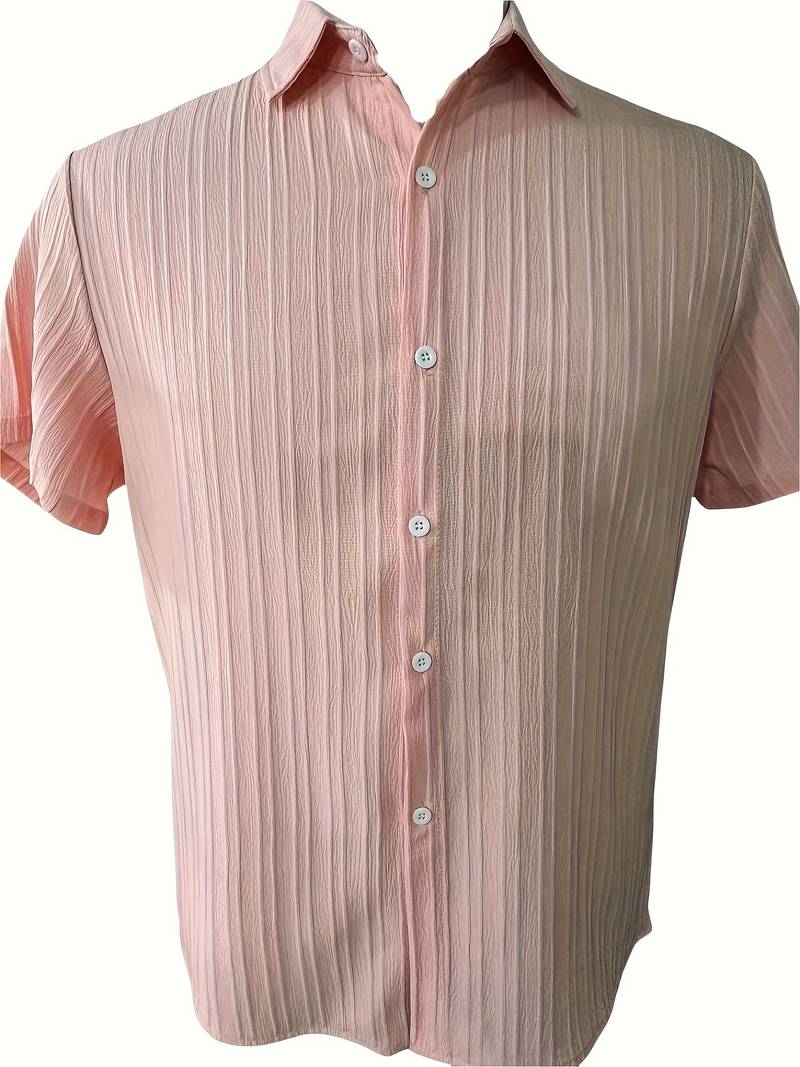 Lafayette® | Ribbed Short-Sleeved Blouse With Button Placket - Image 12