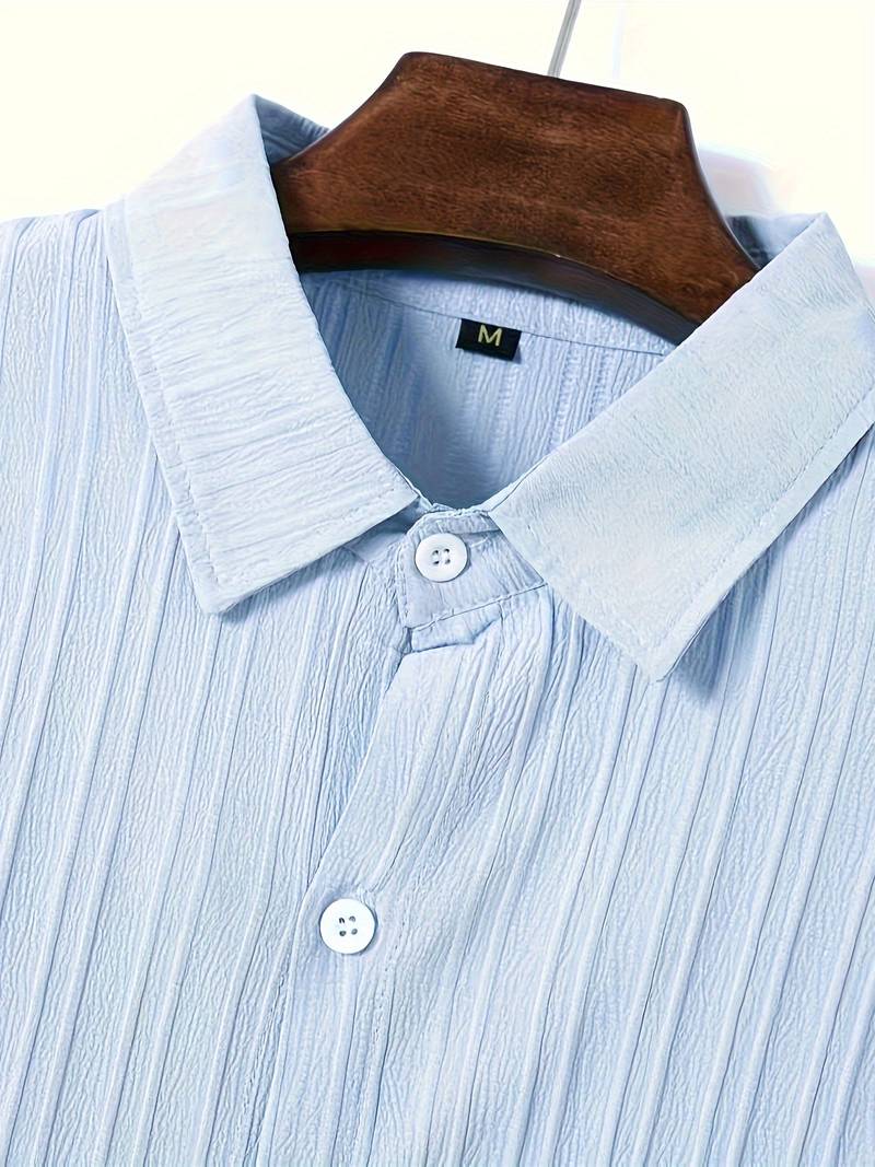 Lafayette® | Ribbed Short-Sleeved Blouse With Button Placket - Image 18