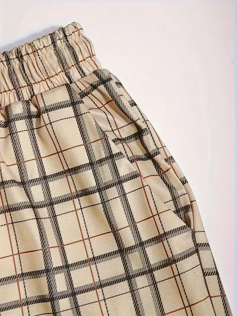 Laird® | Men'S Checked Pattern Outfit Set For Summer Vacation - Image 4