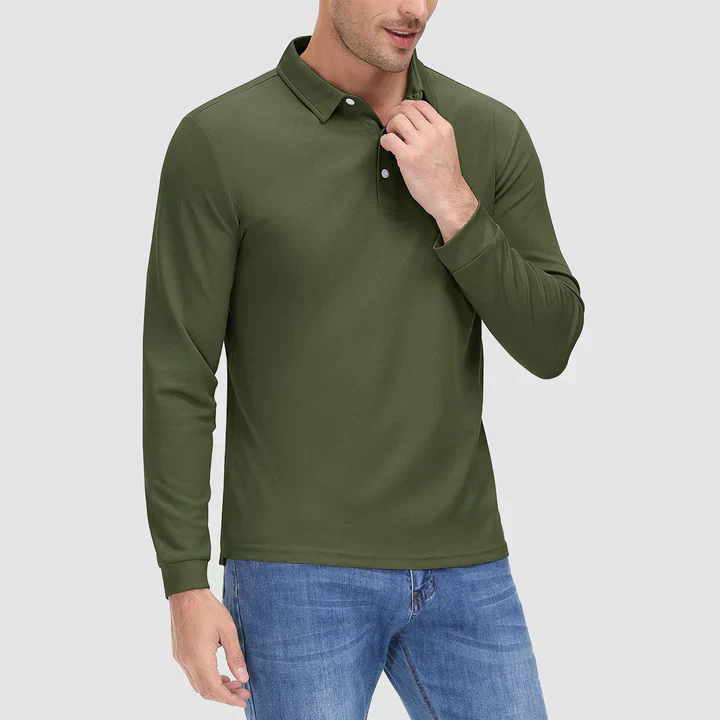 Lake® | Long Sleeve Polo Shirt - Image 10
