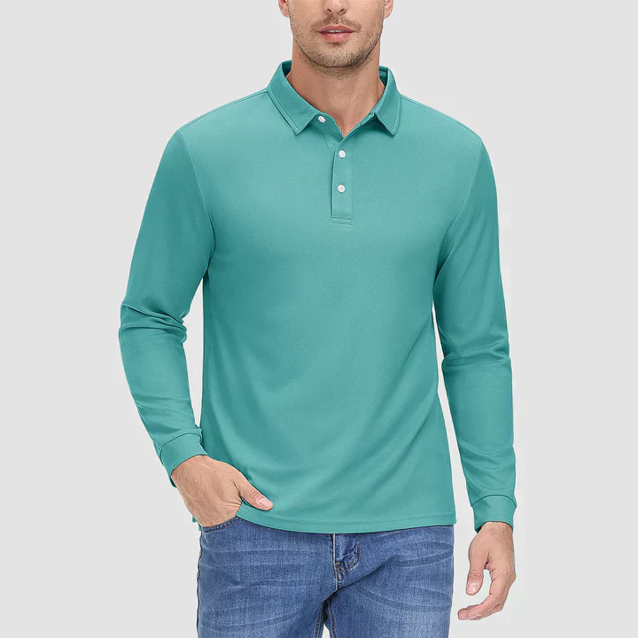 Lake® | Long Sleeve Polo Shirt - Image 2