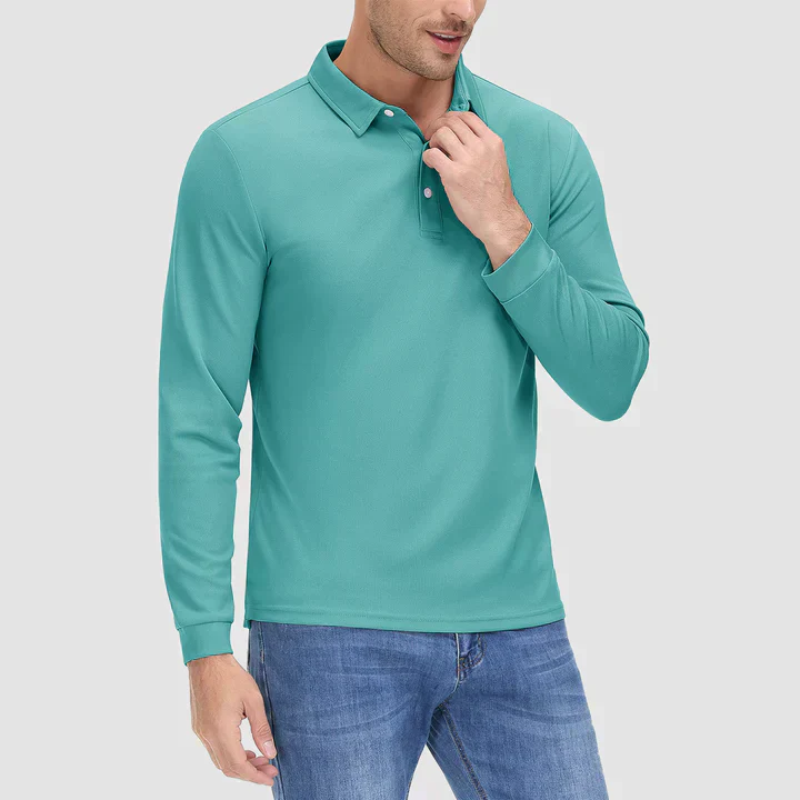 Lake® | Long Sleeve Polo Shirt - Image 3