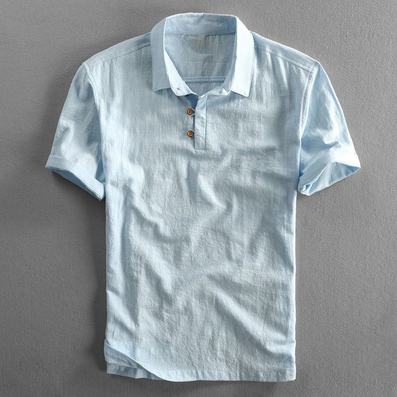 Lamberto® | Linen polo - Image 4