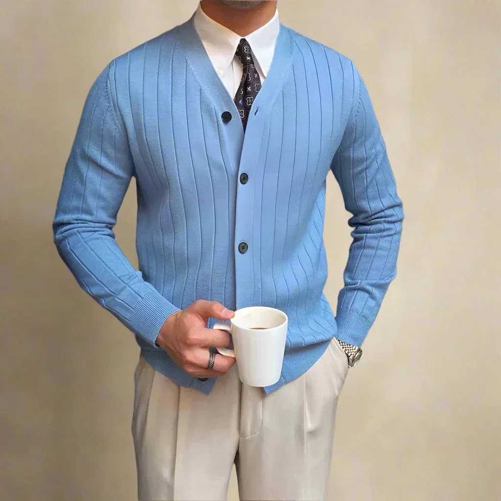 Lamberto® | V Neck Cardigan - Image 4