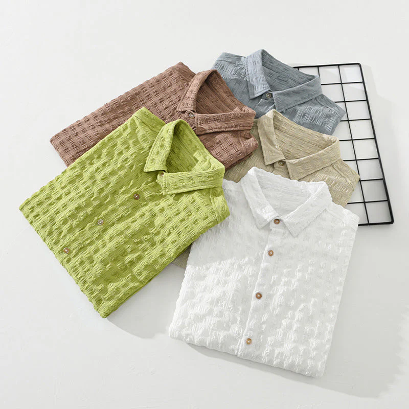 Landon® | Casual Textured Shirt - Image 6