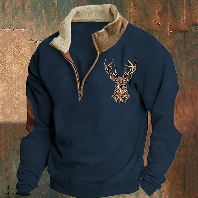 Landon | Deer pattern sweater - Image 3
