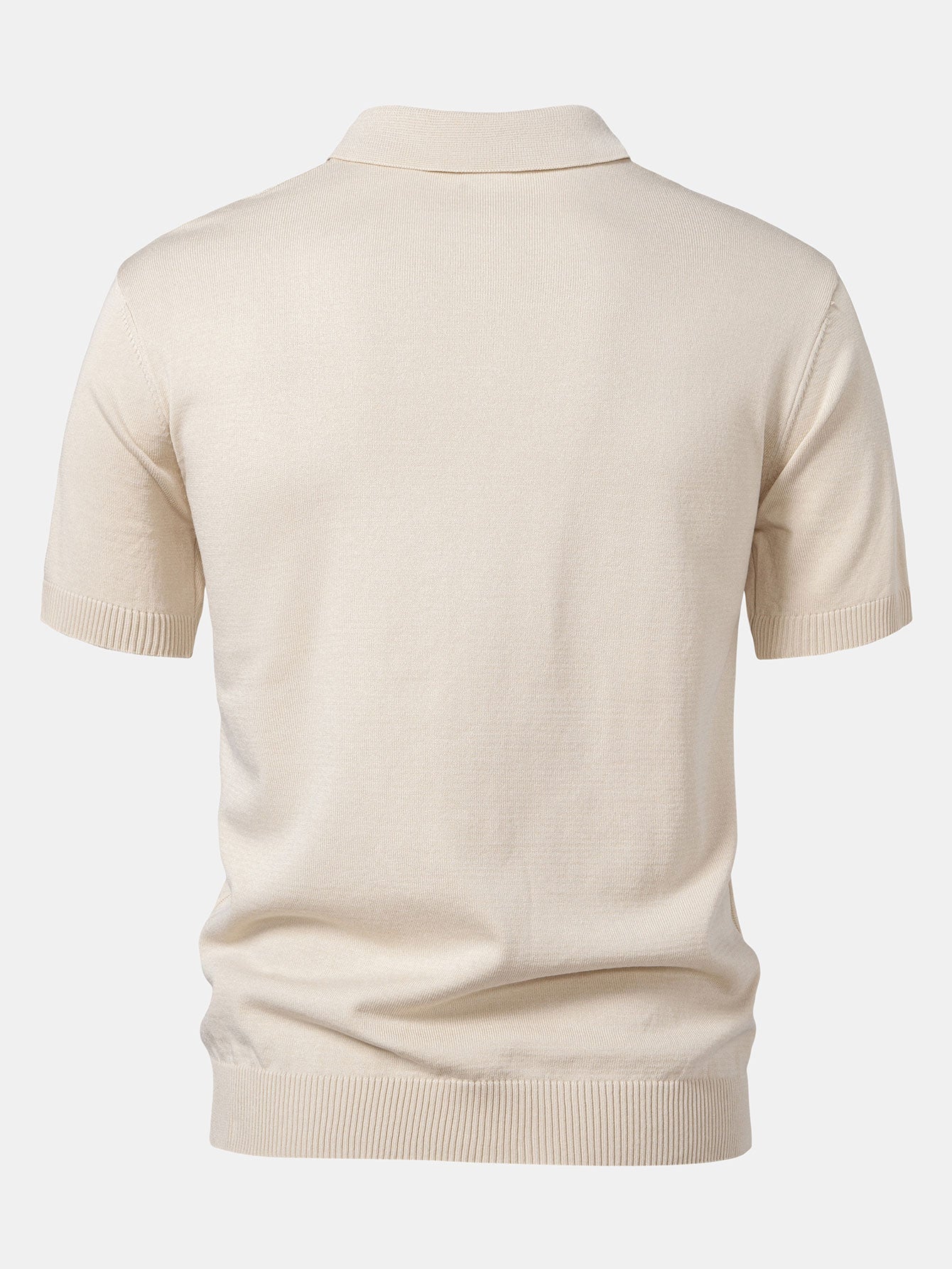 Landon | Stripe Knit Polo Shirt - Image 10