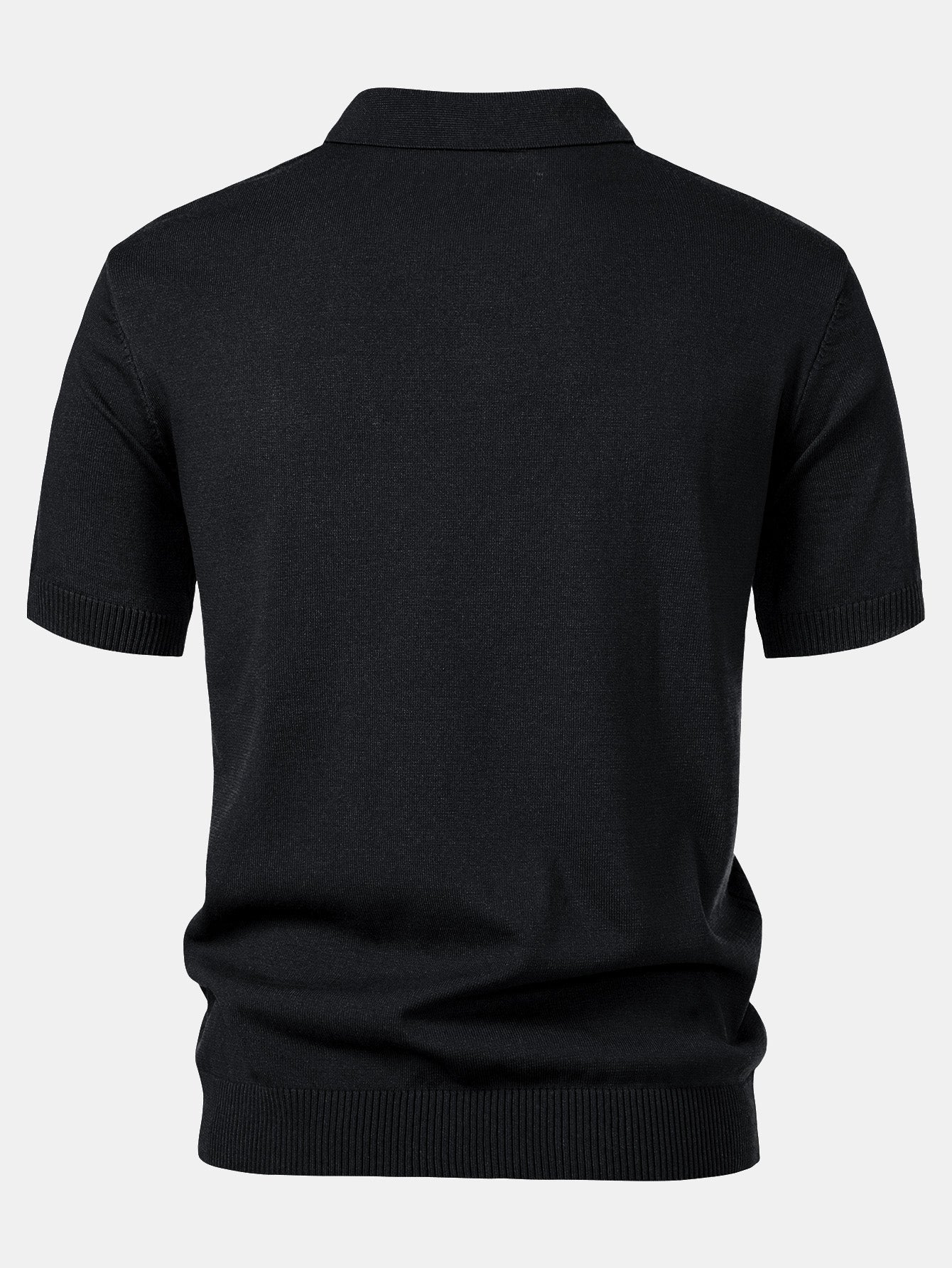 Landon | Stripe Knit Polo Shirt - Image 12