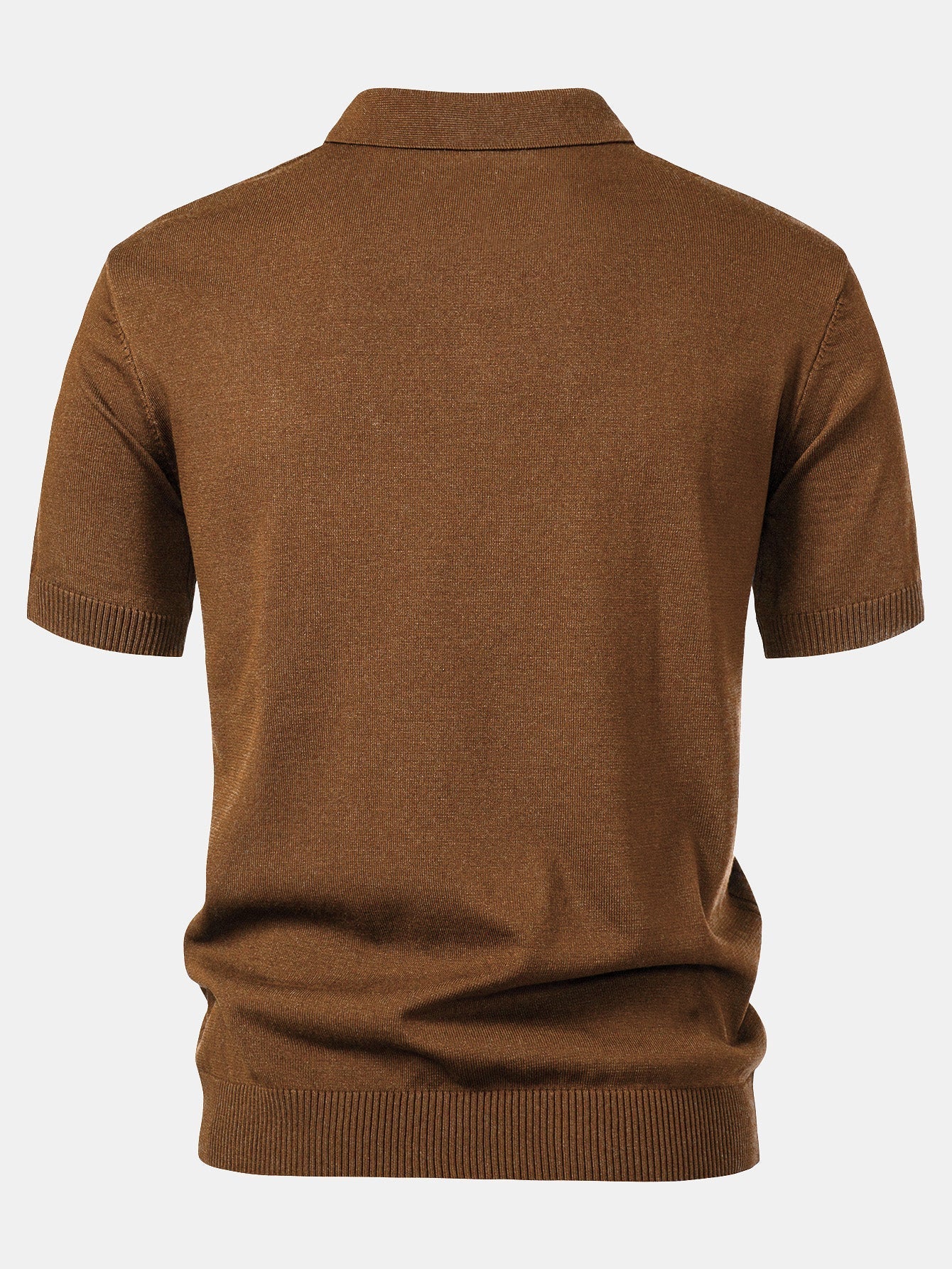 Landon | Stripe Knit Polo Shirt - Image 14