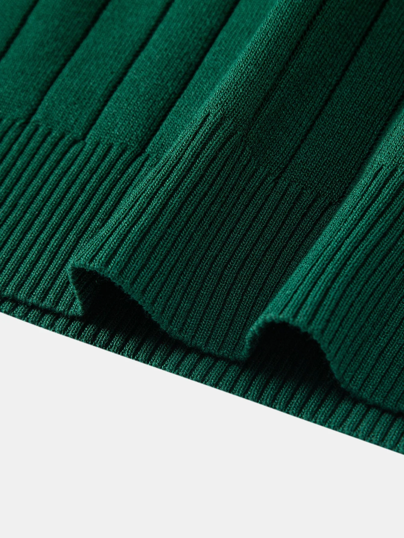 Landon | Stripe Knit Polo Shirt - Image 7