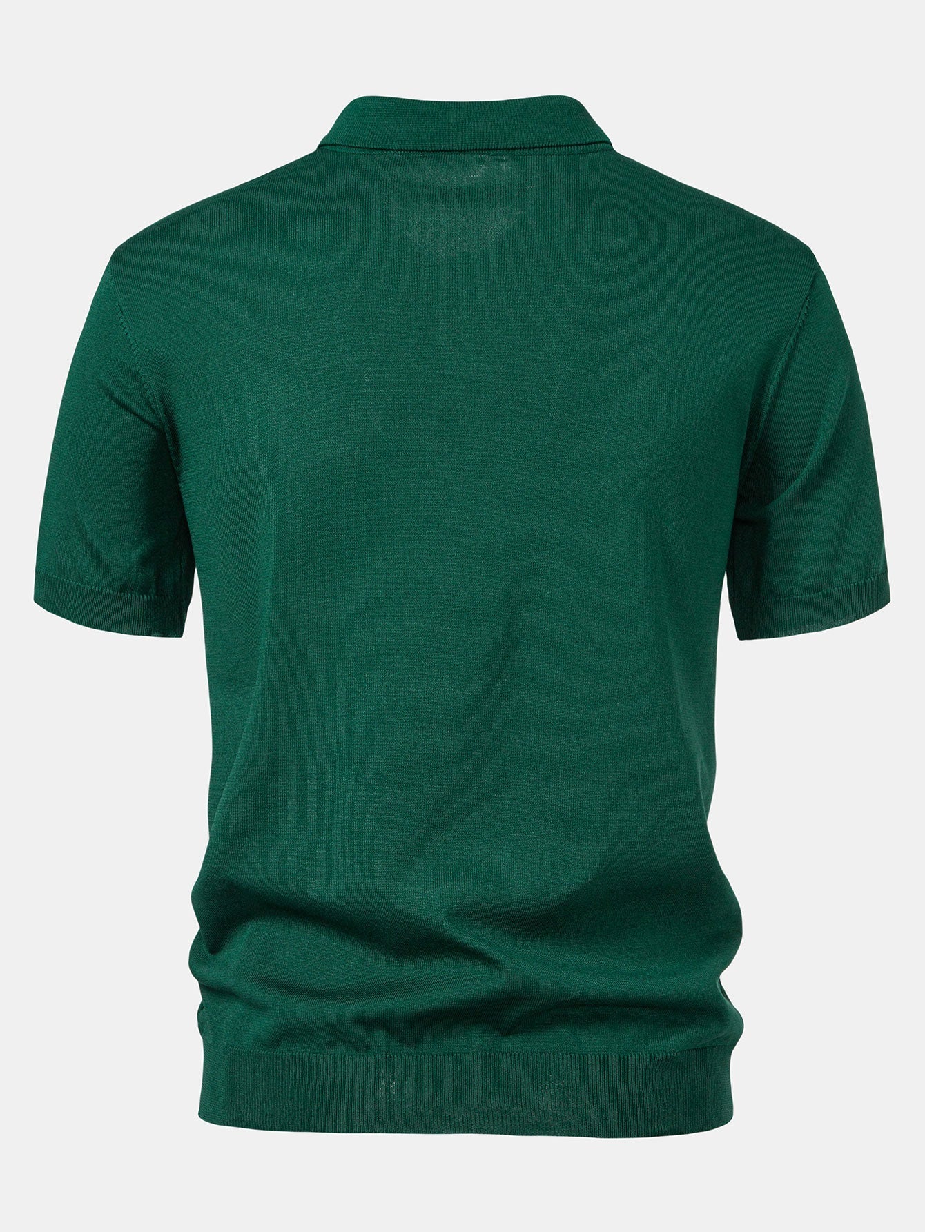 Landon | Stripe Knit Polo Shirt - Image 8