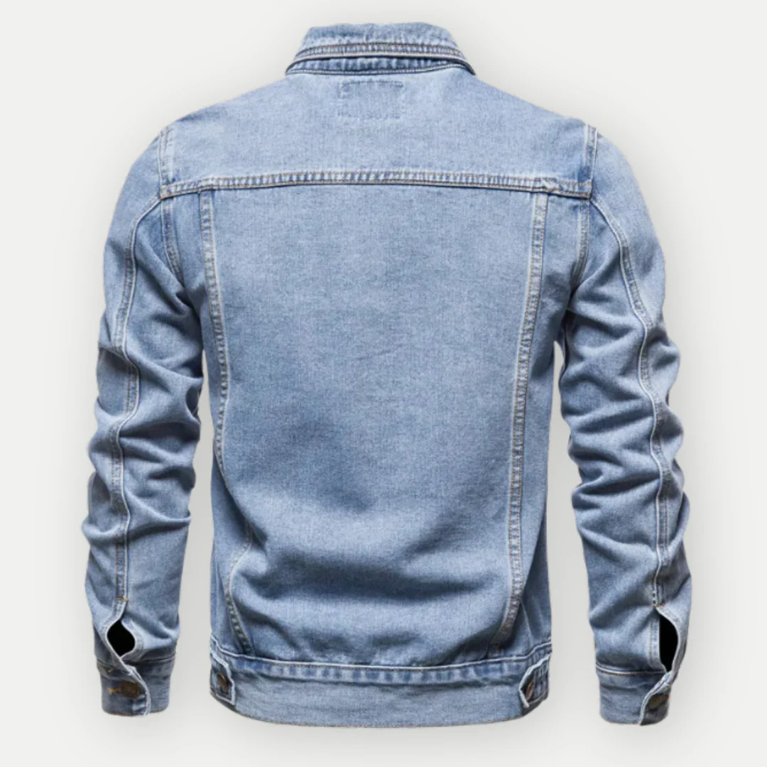 Lane® | Classic Denim Trucker Jacket For Men - Image 2