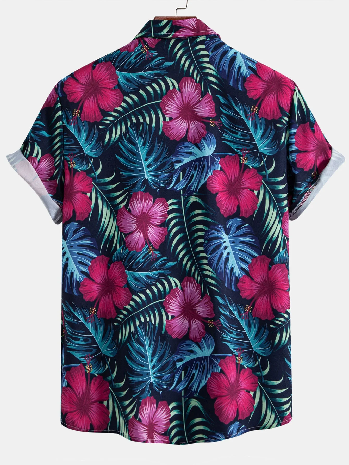 Lane® | Tropical Flowers Print Button Up Shirt - Image 4