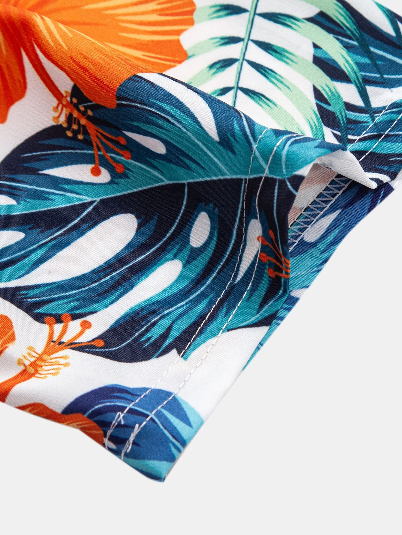 Lane® | Tropical Flowers Print Button Up Shirt - Image 7