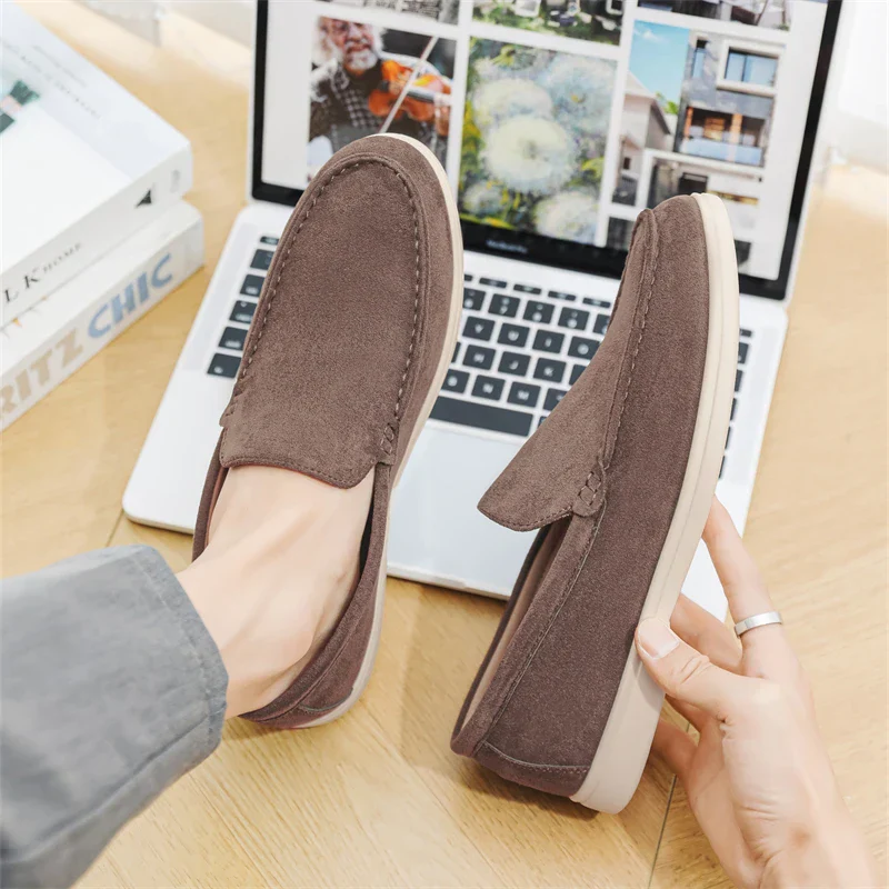 Lane | Casual Suede Loafers - Image 27