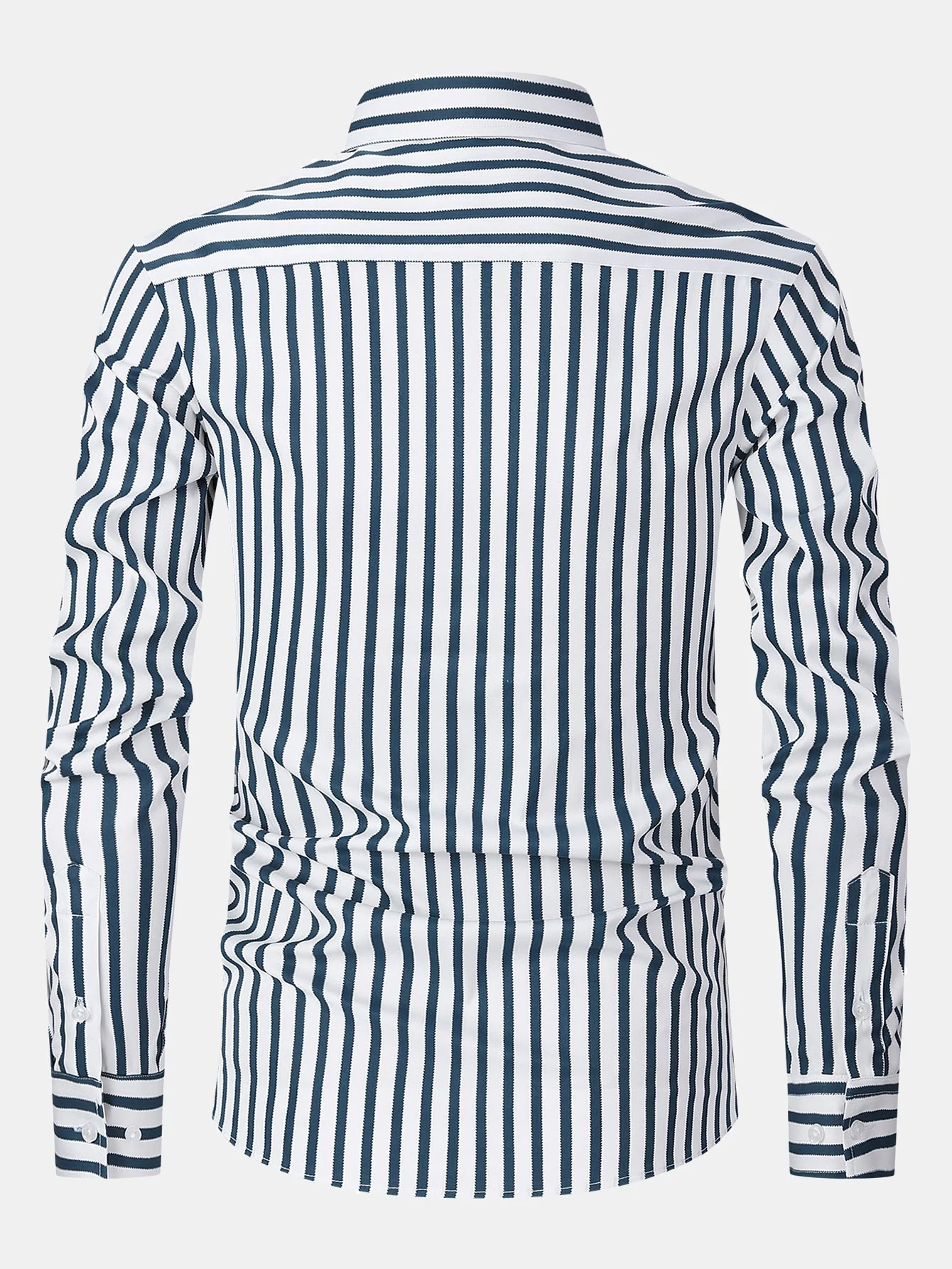 Lapo® | Long Sleeve Stripe Button Up Shirt - Image 2