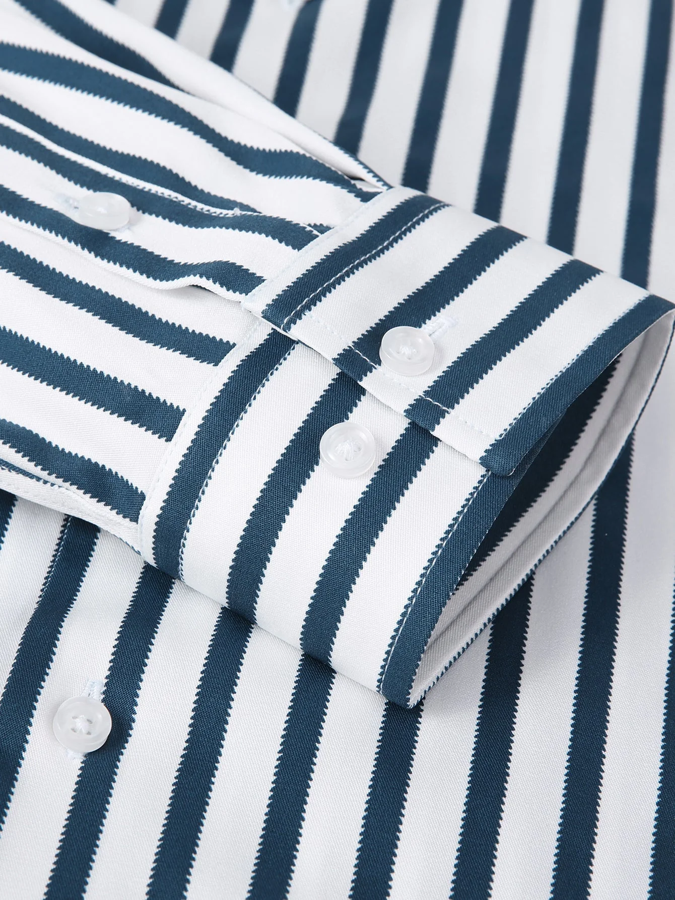 Lapo® | Long Sleeve Stripe Button Up Shirt - Image 5