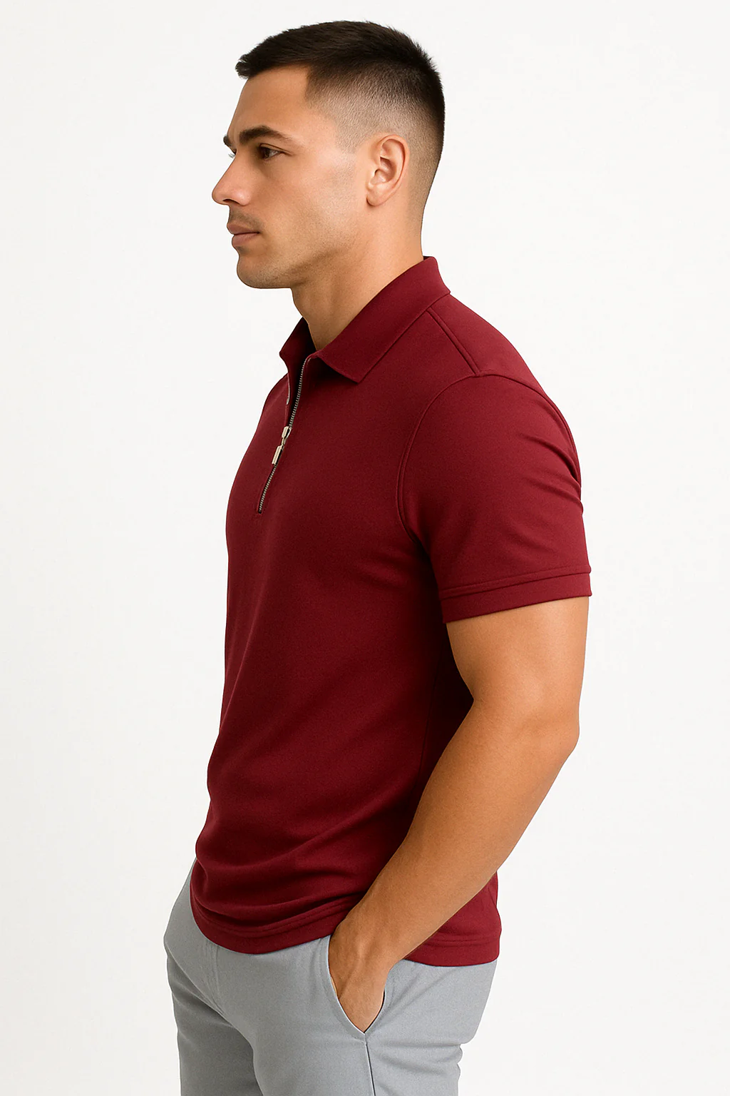 Laramie® | Modern Polo With Half Zip - Image 12