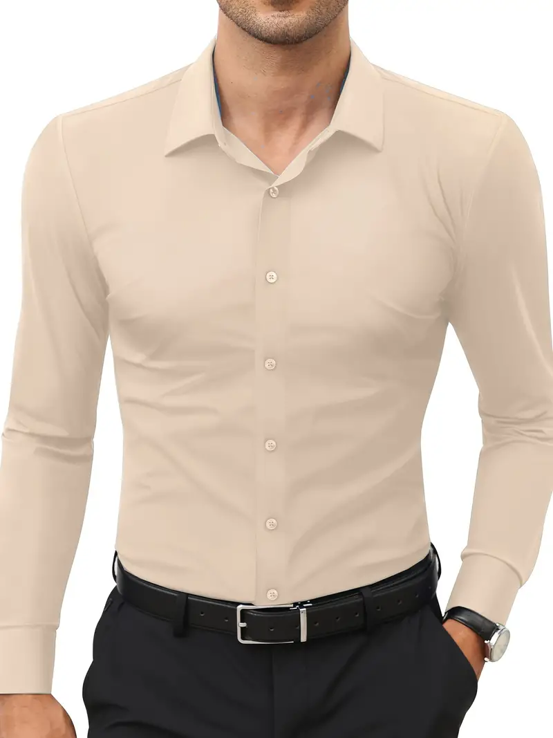 Lark® | Long-Sleeved Shirt With Button Placket For Men - Image 12