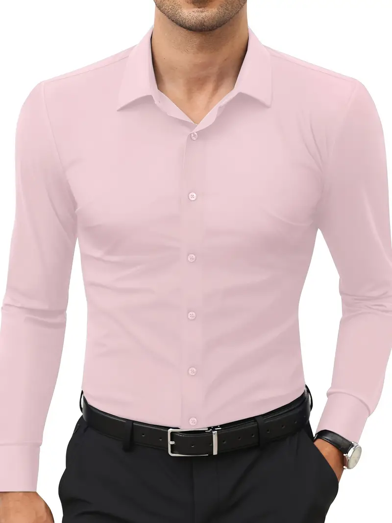 Lark® | Long-Sleeved Shirt With Button Placket For Men - Image 13