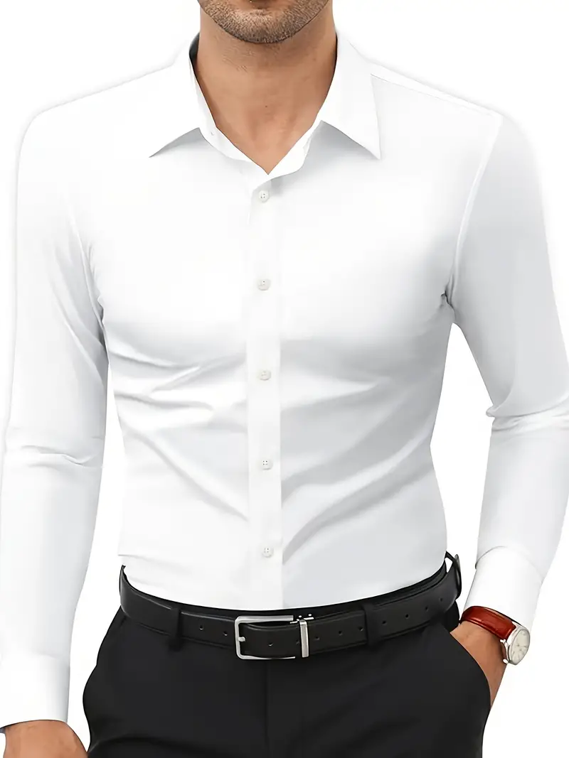 Lark® | Long-Sleeved Shirt With Button Placket For Men - Image 6