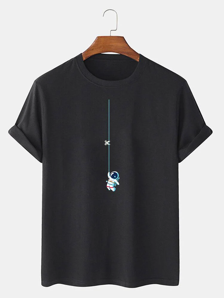 Lars® | Astronaut On A String Print T-Shirt