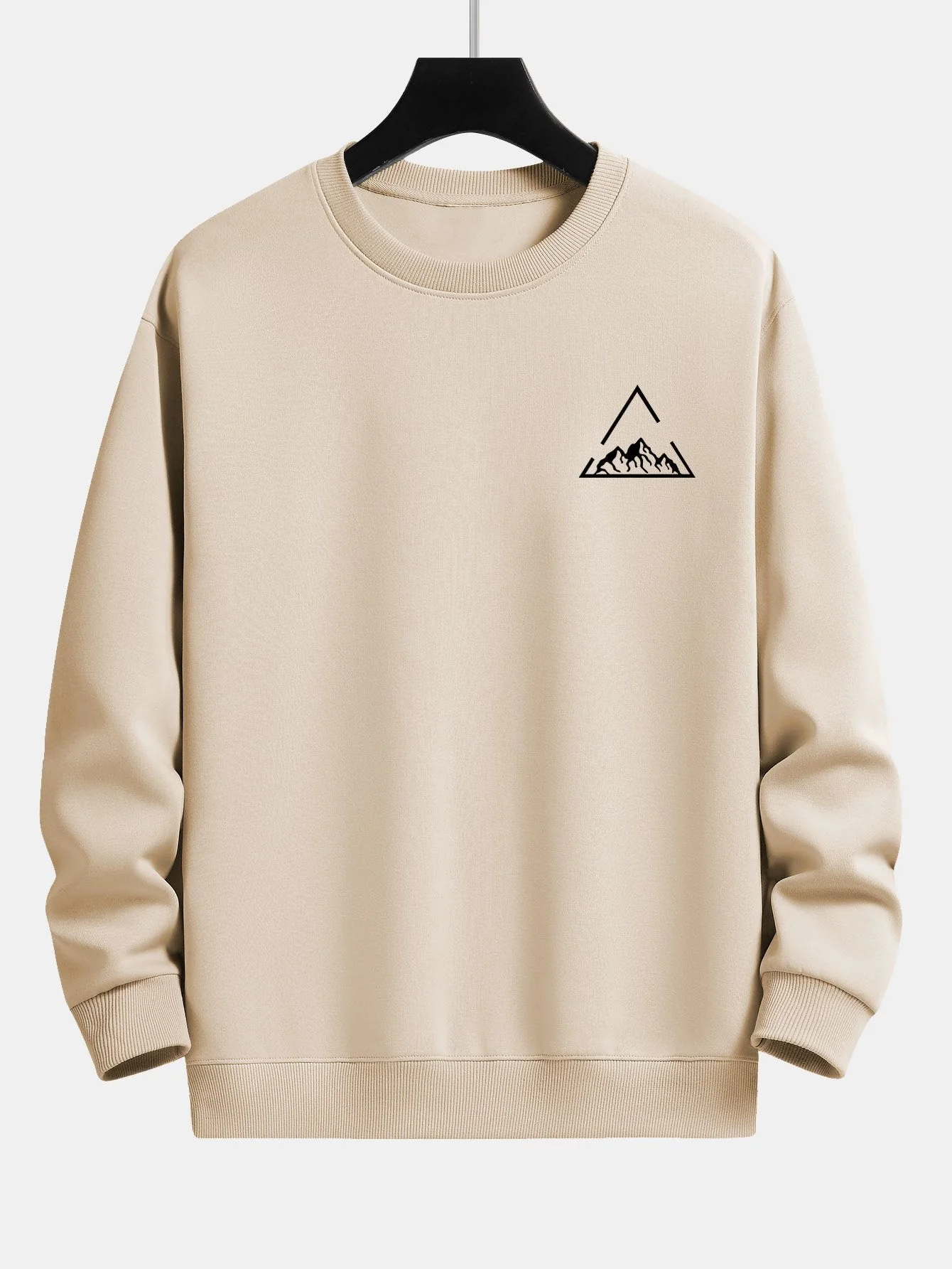 Lars® | Triangle Mountain Print Relax Fit Sweatshirt - Image 4