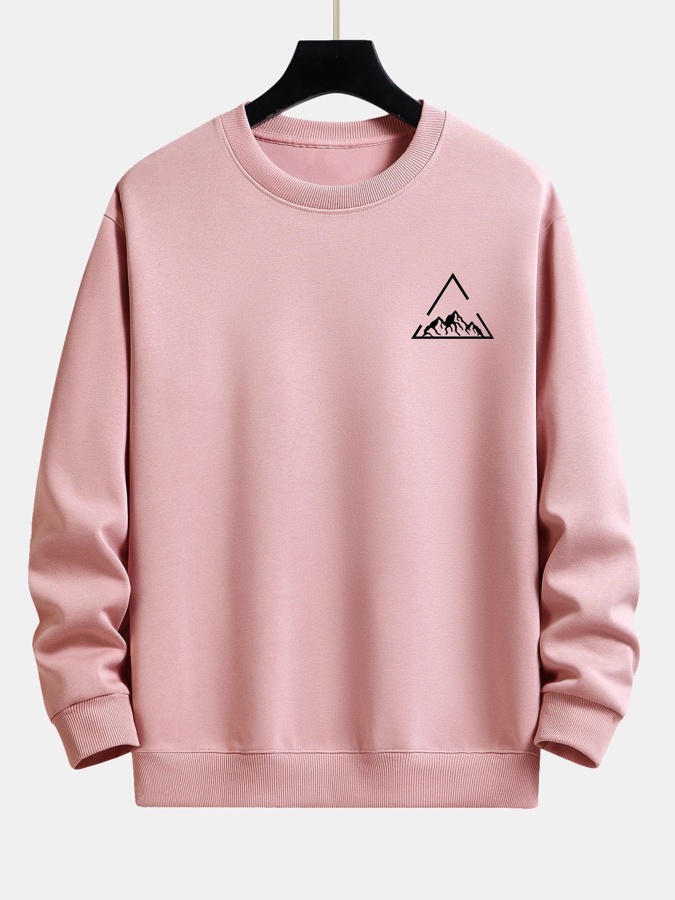 Lars® | Triangle Mountain Print Relax Fit Sweatshirt - Image 7