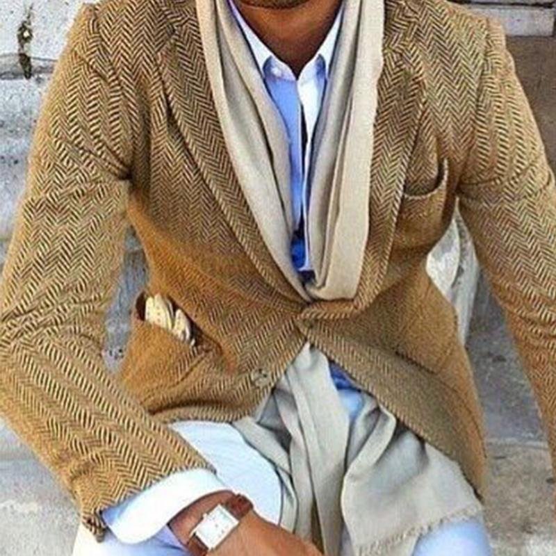 Lars | Classic herringbone blazer with lapels - Image 6
