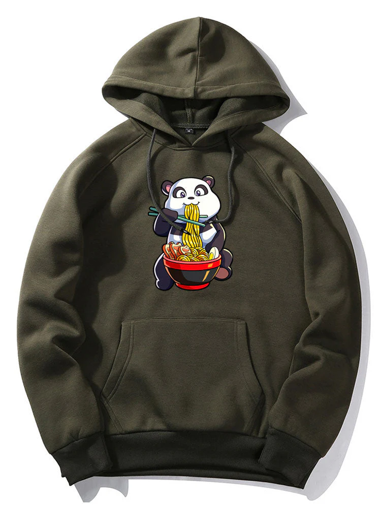 Lars | Panda Eating Ramen Print Hoodie - Image 4
