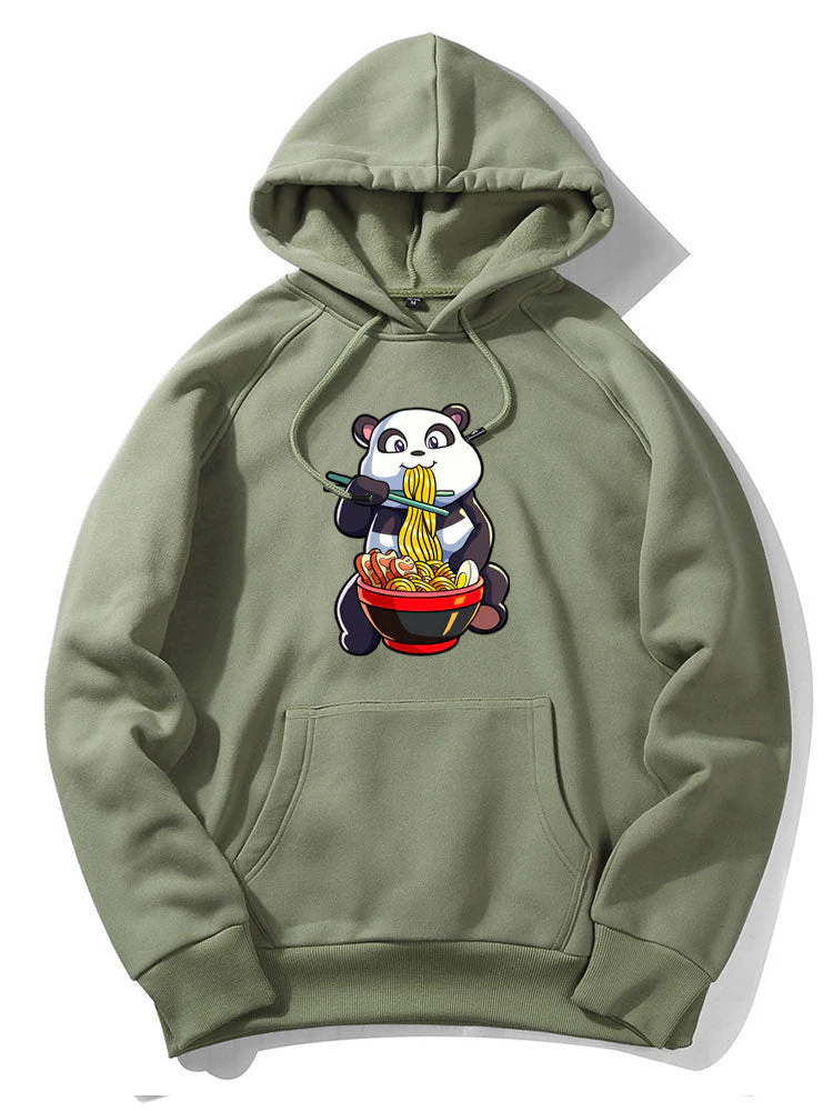 Lars | Panda Eating Ramen Print Hoodie - Image 5