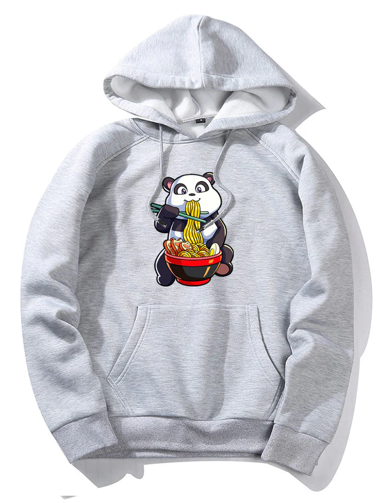 Lars | Panda Eating Ramen Print Hoodie - Image 8