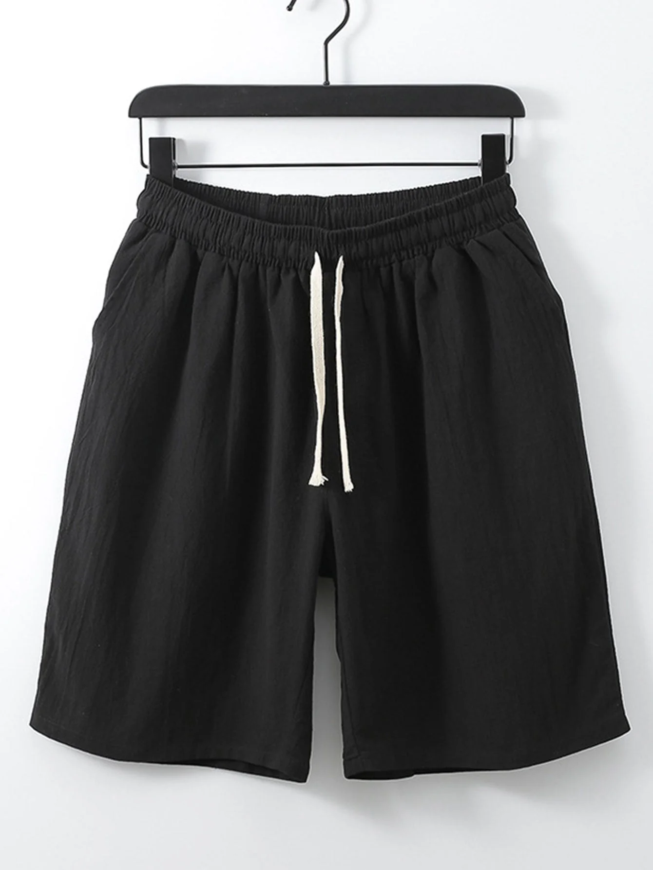 Laureano® | Man Cotton Drawstring Shorts - Image 3