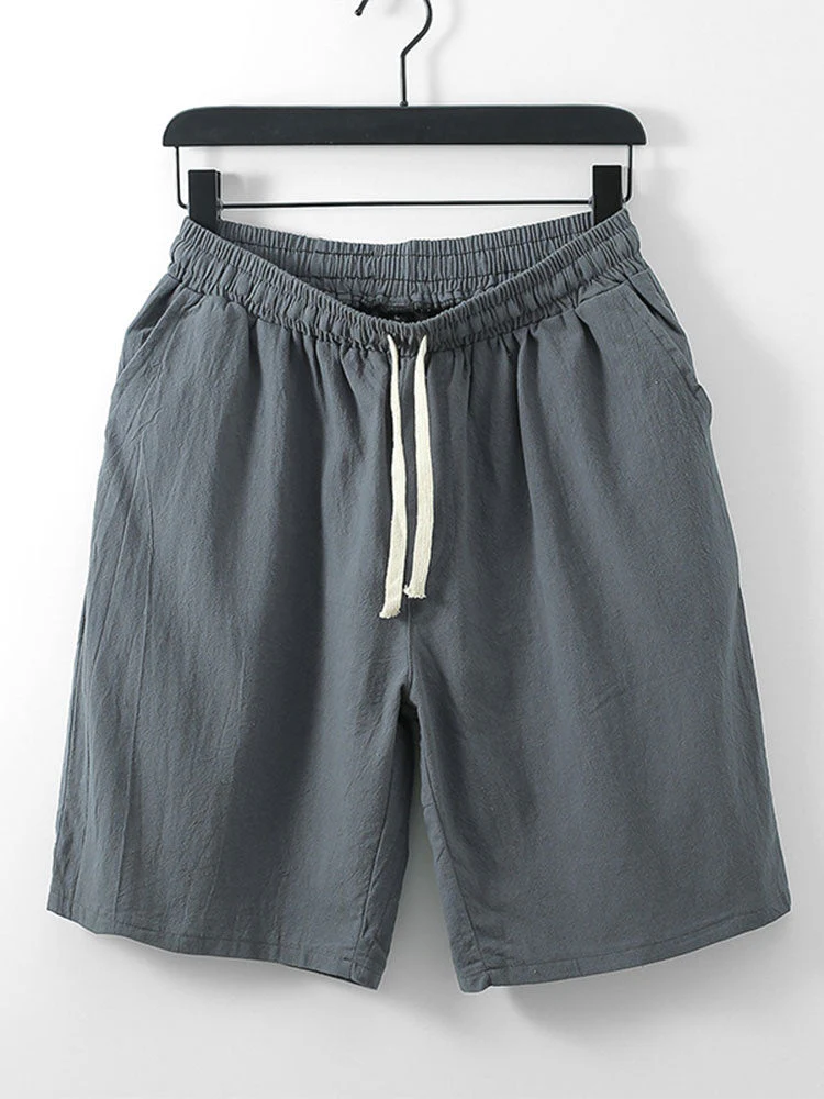 Laureano® | Man Cotton Drawstring Shorts - Image 4