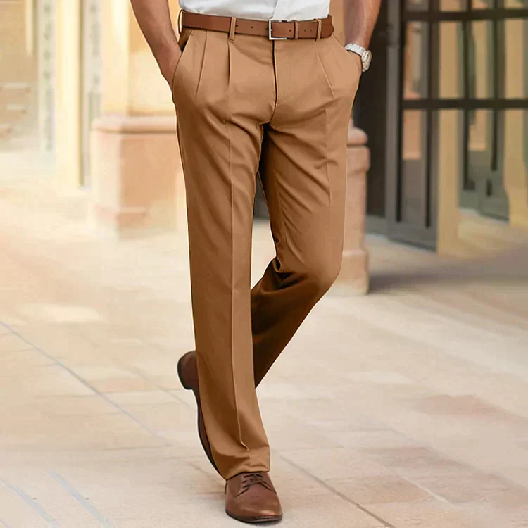 Laurencio® | Casual Business Suit Trousers For Men With Pockets - Image 3