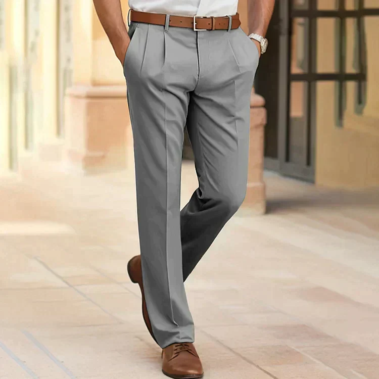 Laurencio® | Casual Business Suit Trousers For Men With Pockets - Image 5