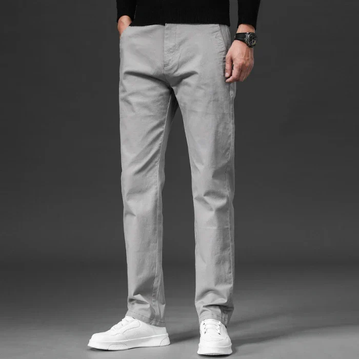 Laurent® | Straight Fit Cotton Stretch Chino - Image 5
