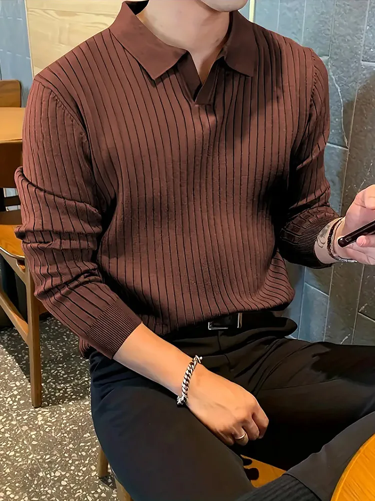Laurie® | Long Sleeve Ribbed Polo - Image 5