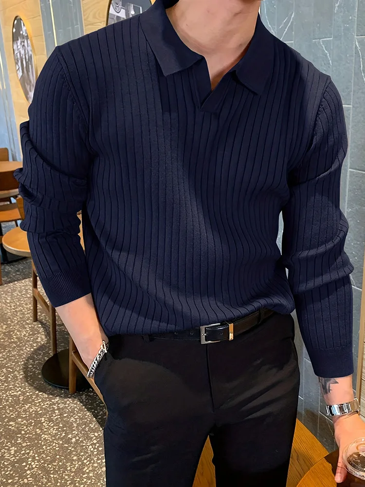 Laurie® | Long Sleeve Ribbed Polo - Image 6