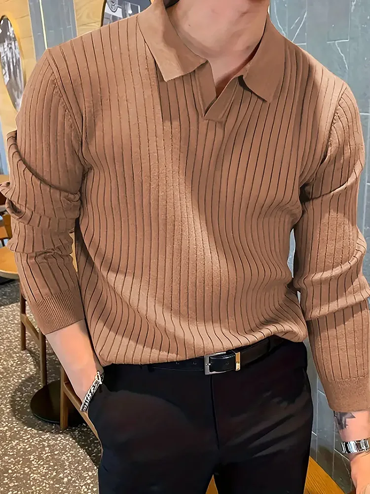 Laurie® | Long Sleeve Ribbed Polo - Image 7