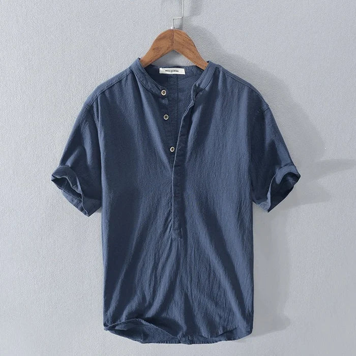 Laurus® | New Short-Sleeved Linen Shirt For Men - Image 3