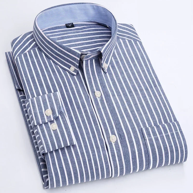 Lawrence | Long Sleeved Cotton Shirt - Image 13
