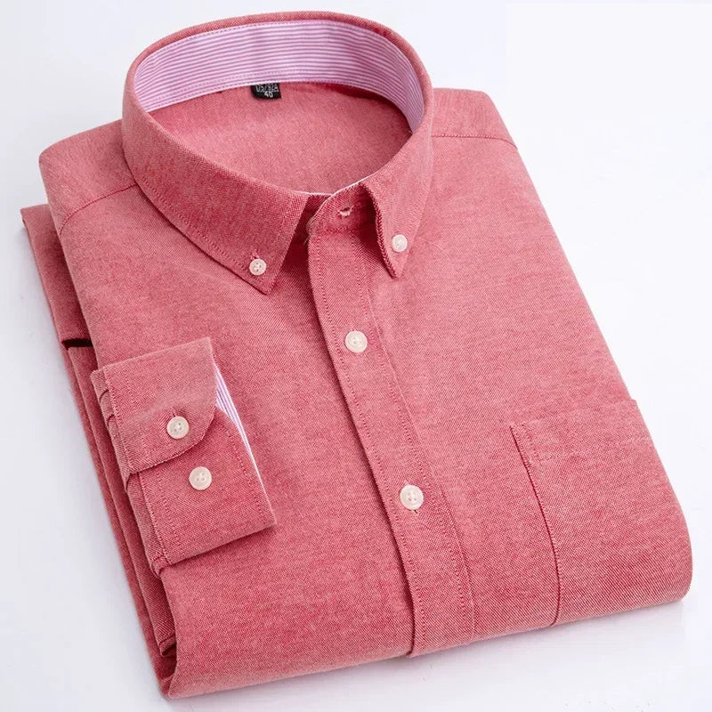 Lawrence | Long Sleeved Cotton Shirt - Image 18