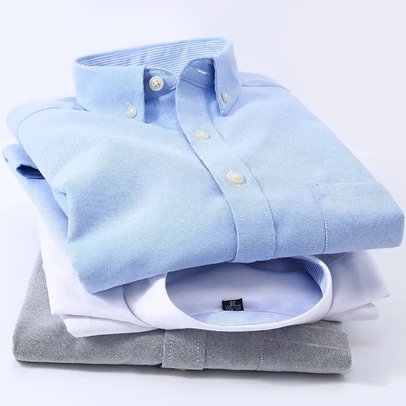 Lawrence | Long Sleeved Cotton Shirt - Image 21