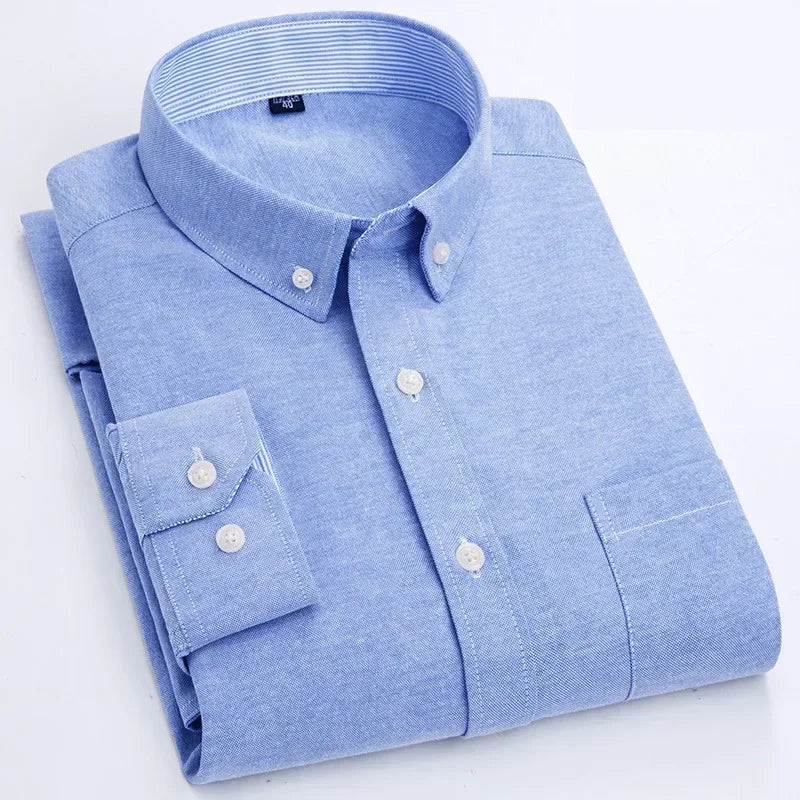 Lawrence | Long Sleeved Cotton Shirt - Image 3